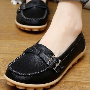 Wei Deng leather loafers size 9